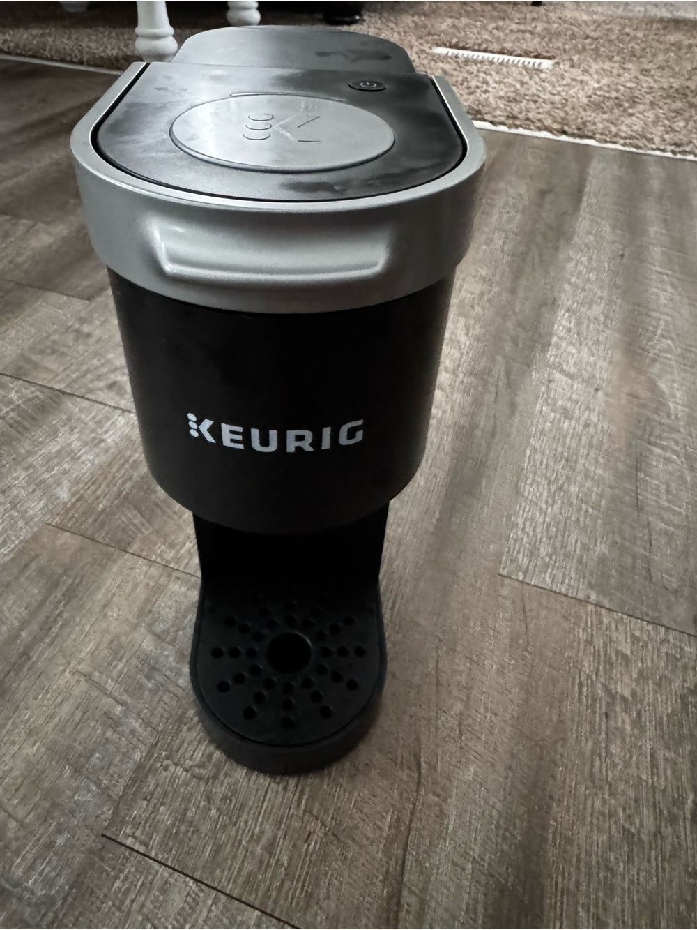 Keurig Portable Single-Serve Coffee Maker - Black & Silver USED